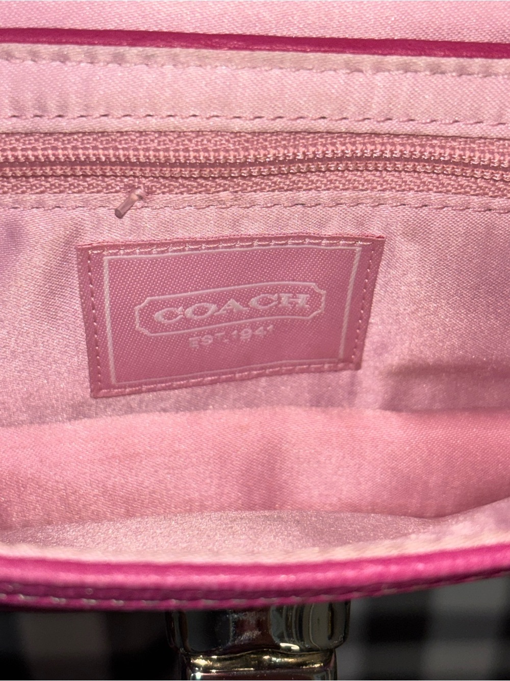 Coach Pink Optic Limited Edition Wallet - Picture 6 of 6